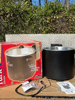 Masterbuilt Turk N Surf Electric Turkey Fryer & Seafood Kettle Missing Lid